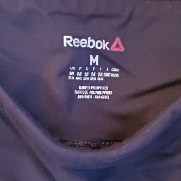 Reebok Colourblock Exercise Leggings, Size Medium - Picture 3 of 3